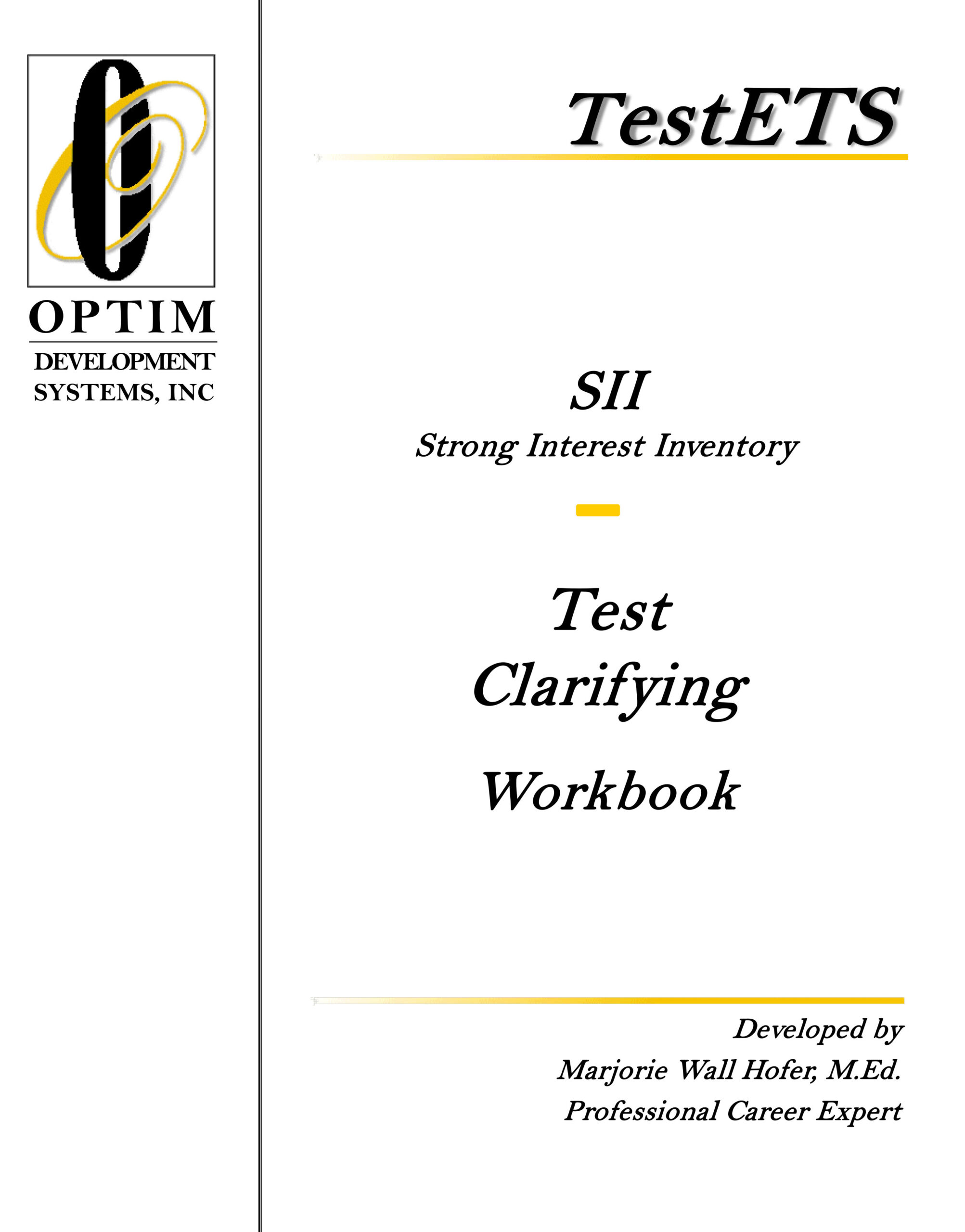 SII Clarification Workbook