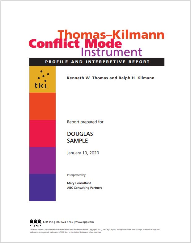 TKI Profile and Interpretive Report